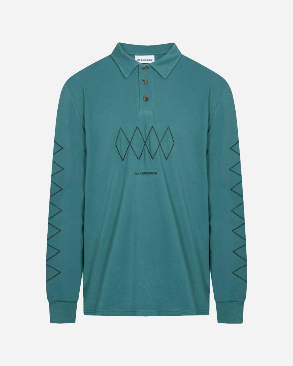 Polo shirt Long Sleeve - Dusty Green - Munk Store