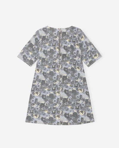 Print Denim Mini Dress - Brunnera Blue - Munk Store