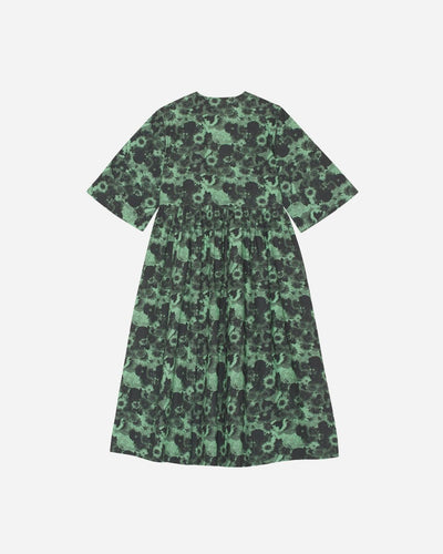 Printed Cotton Midi Wrap Dress - Peapod - Munk Store