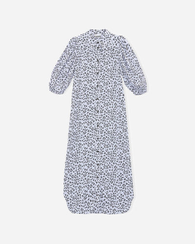 Printed Crepe Dress - Heather - Munk Store