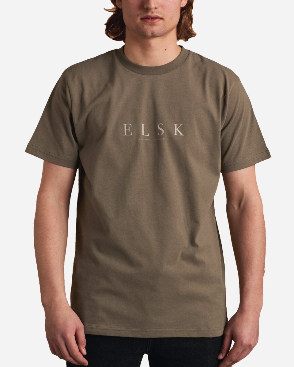Pure Brushed T-shirt - Smokey Olive - Munk Store