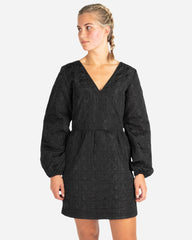 Quilted Dress - Black