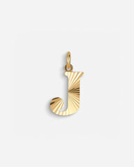 Reflection Letter pendant - Gold