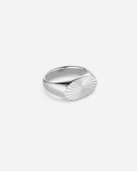 Reflection Signet Ring - Silver