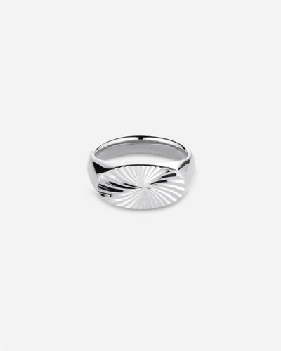 Reflection Signet Ring - Silver - Munk Store