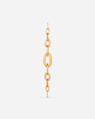 Row Chain Earrings - Guld