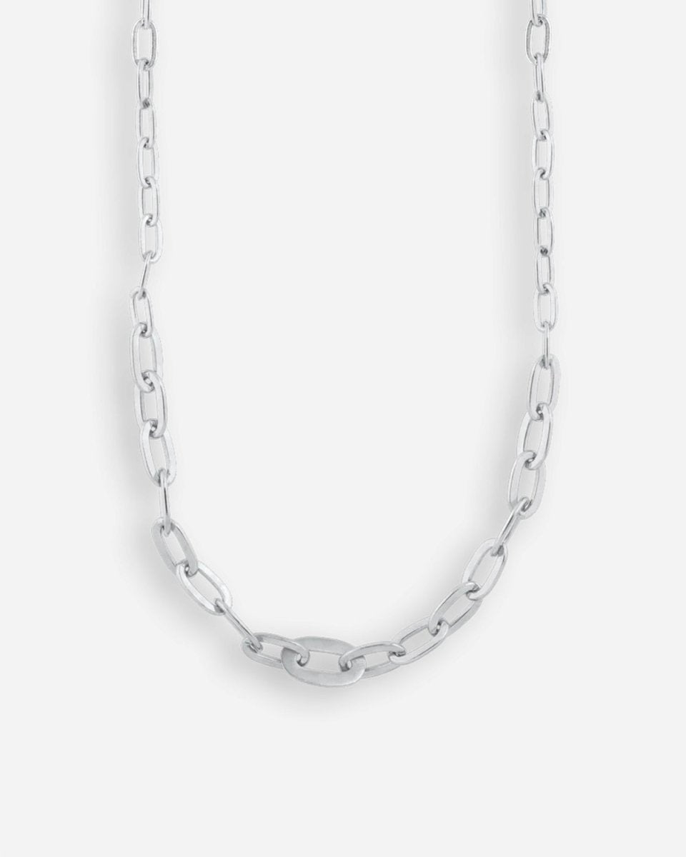 Row Chain Necklace - Sølv - Munk Store