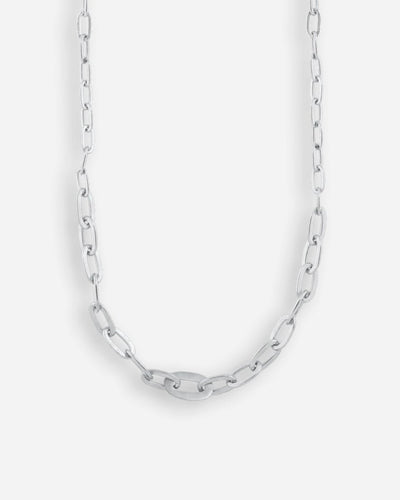 Row Chain Necklace - Sølv - Munk Store