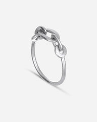 Row Chain Ring - Sølv