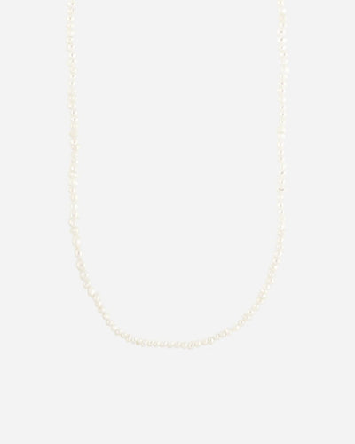 Row Pearl Necklace - Guld - Munk Store