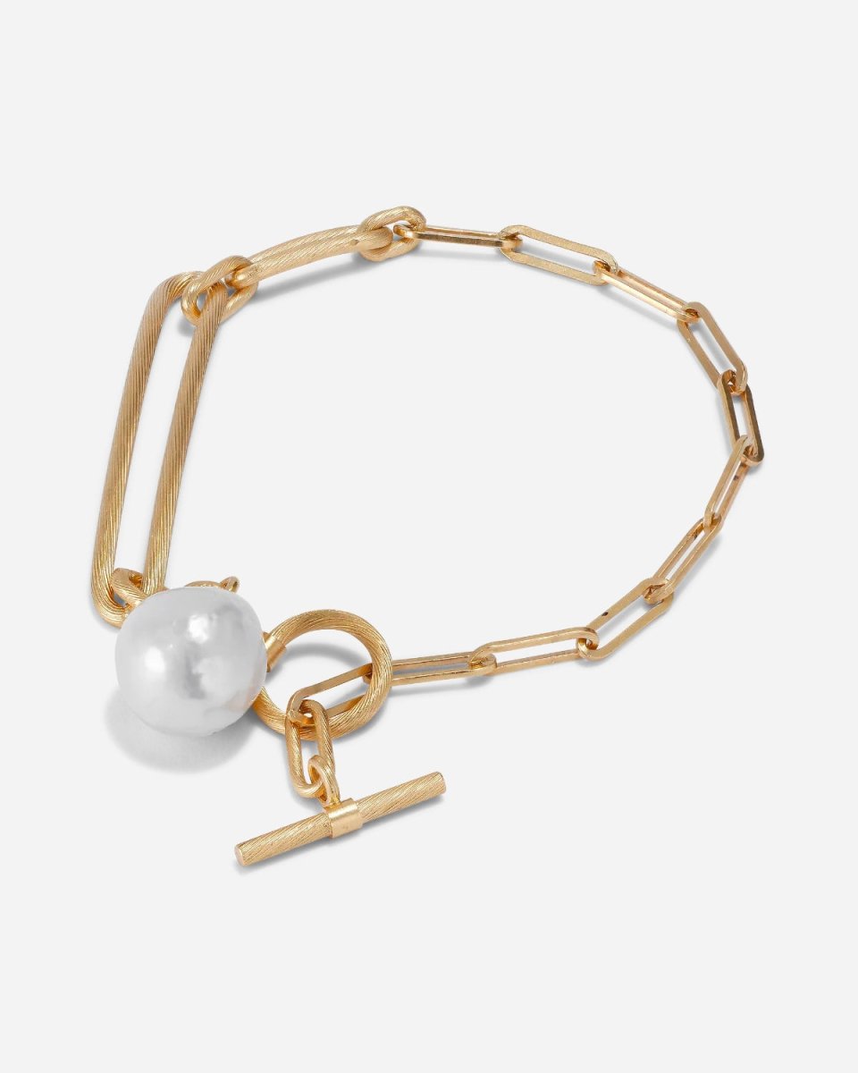 Salon Pearl Bracelet - Gold - Munk Store