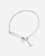 Salon Pearl Necklace - Silver