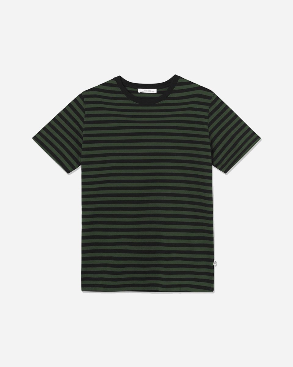 Sami Classic Stripe T-shirt - Green/Black - Munk Store