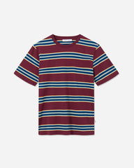 Sami Stripe T-shirt - Dark Burgundy