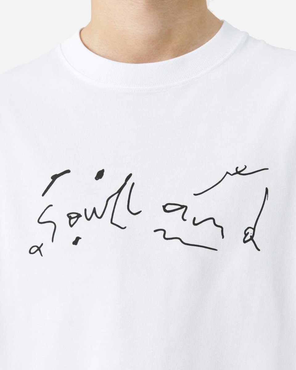 Scribble Logo T-shirt - White - Munk Store