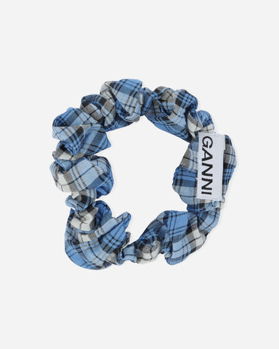 Scrunchie - Check Azure Blue - Munk Store