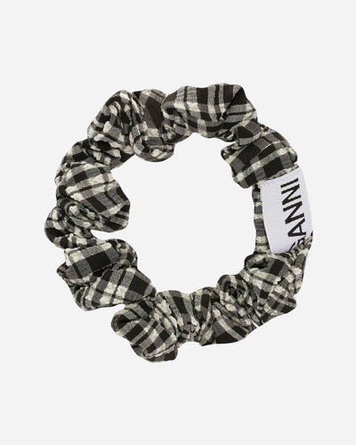 Scrunchie - Mini Check Black - Munk Store