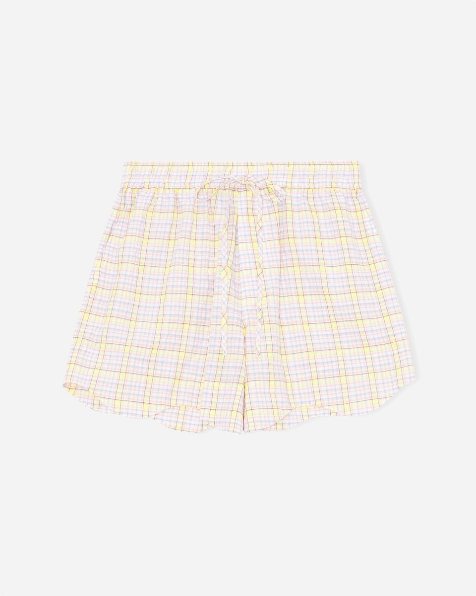 Seersucker Check Shorts - Multicolour - Munk Store