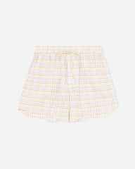 Seersucker Check Shorts - Multicolour