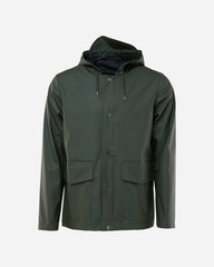 Short Hooded Coat -  Green