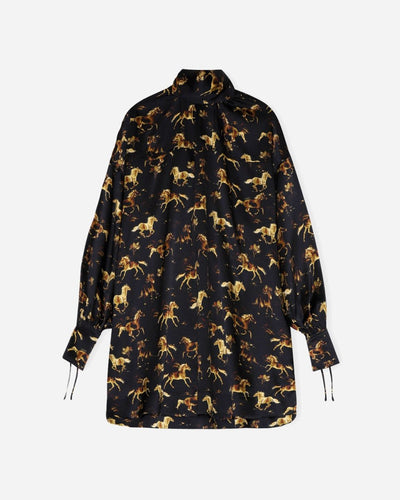 Silk Stretch Satin - Black - Munk Store