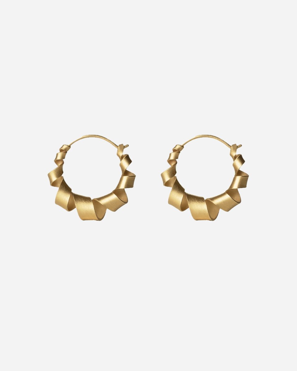 Small Curly Hoop - Gold - Munk Store