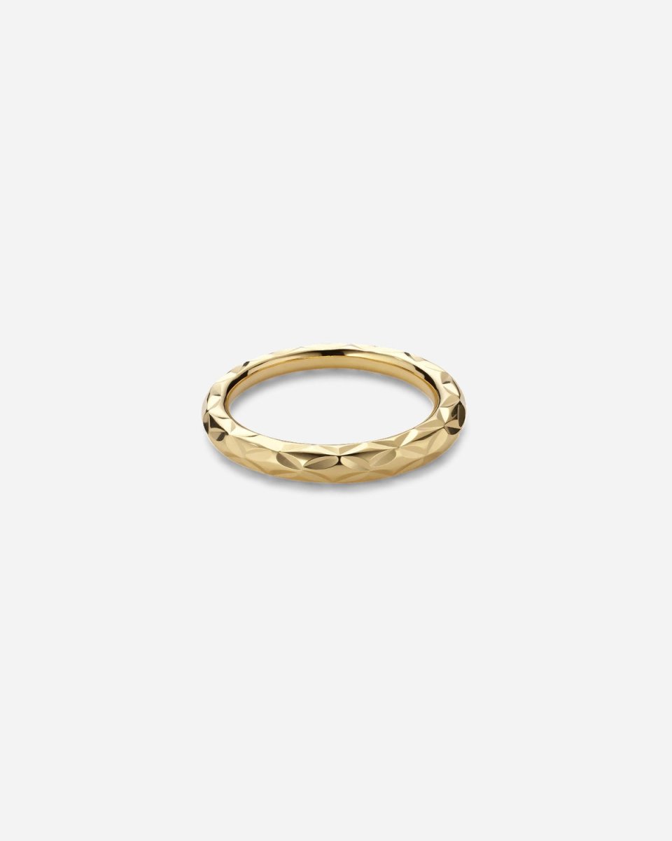 Small Impression Ring - Gold Plated - Munk Store