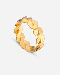 Small Wavy Ring - Gold