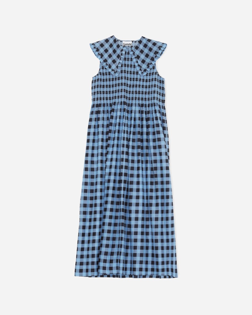 Smock Dress Cotton Silk - Alaskan Blue - Munk Store