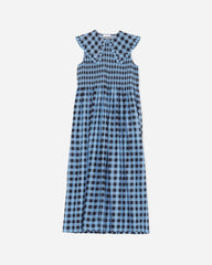 Smock Dress Cotton Silk - Alaskan Blue