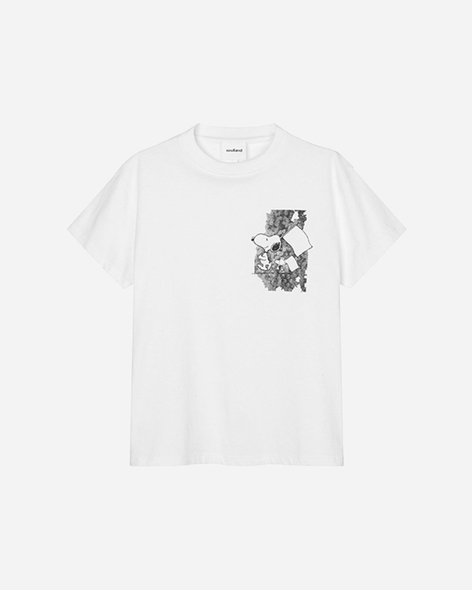Snoopy Flower T-shirt - White - Munk Store