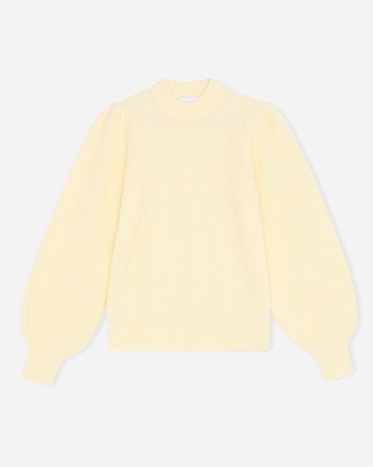 Soft Wool Knit Pullover - Flan - Munk Store
