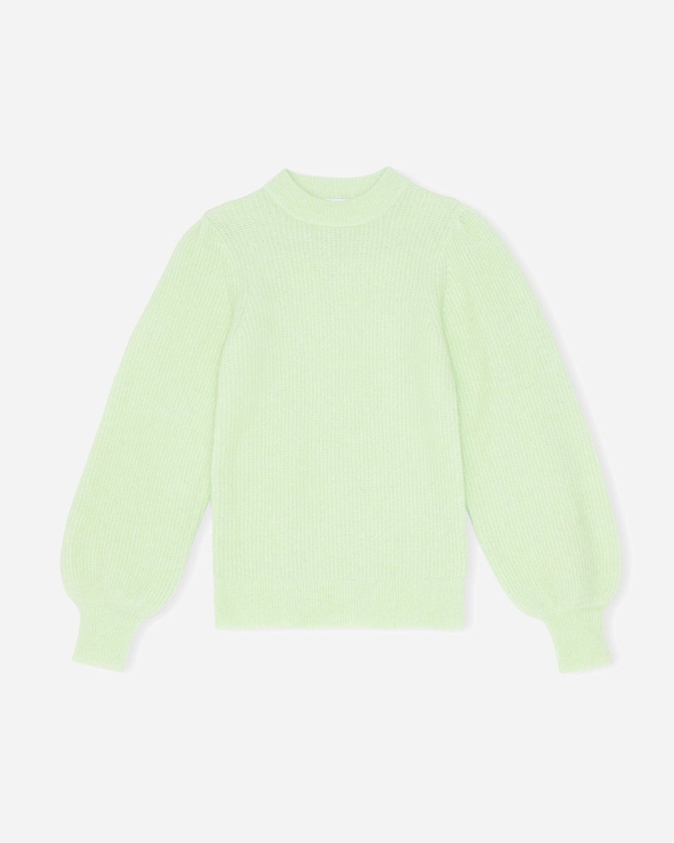 Soft Wool Knit Pullover - Patina Green - Munk Store