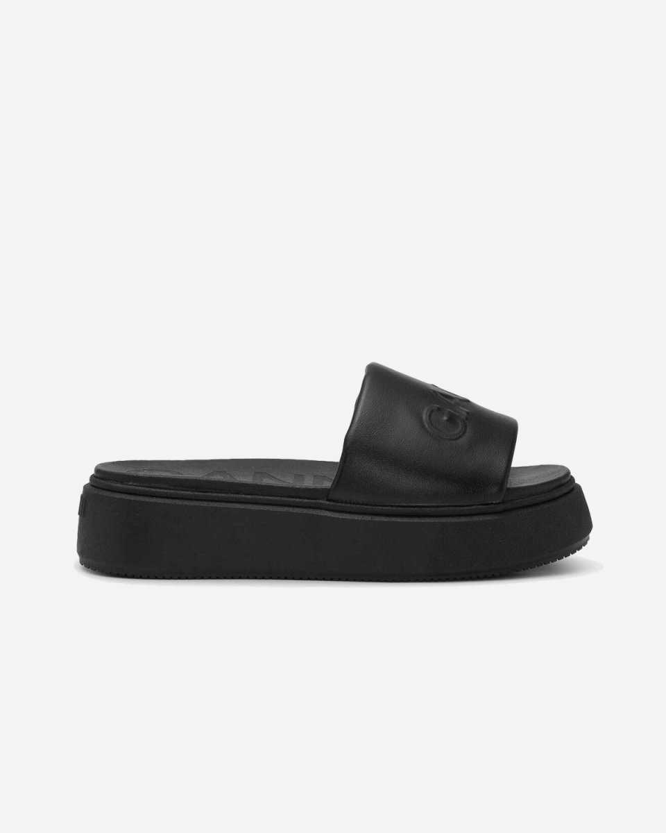 Sporty Mix Sneaker Sandal - Black - Munk Store