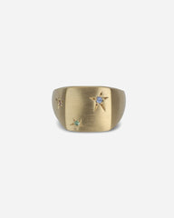Star Signet Ring - Gold Plated