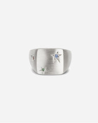 Star Signet Ring - Sterling Silver