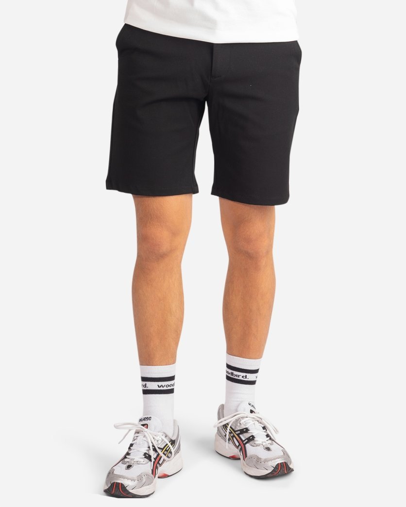Steffen Twill Shorts - Black - Munk Store