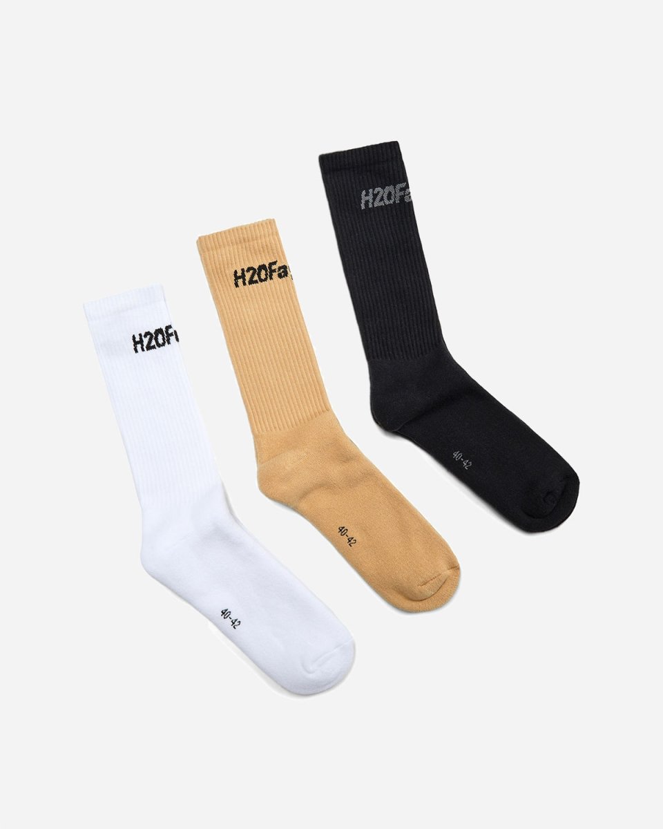 Suck Socks 3-pack - Black/Khaki/White - Munk Store