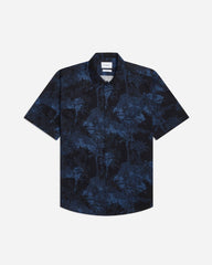 Sunny Bluepalm Shirt - Black/Blue