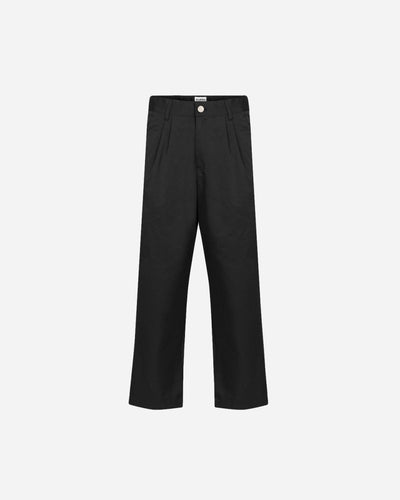 Tapered Trousers - Black Nylon - Munk Store