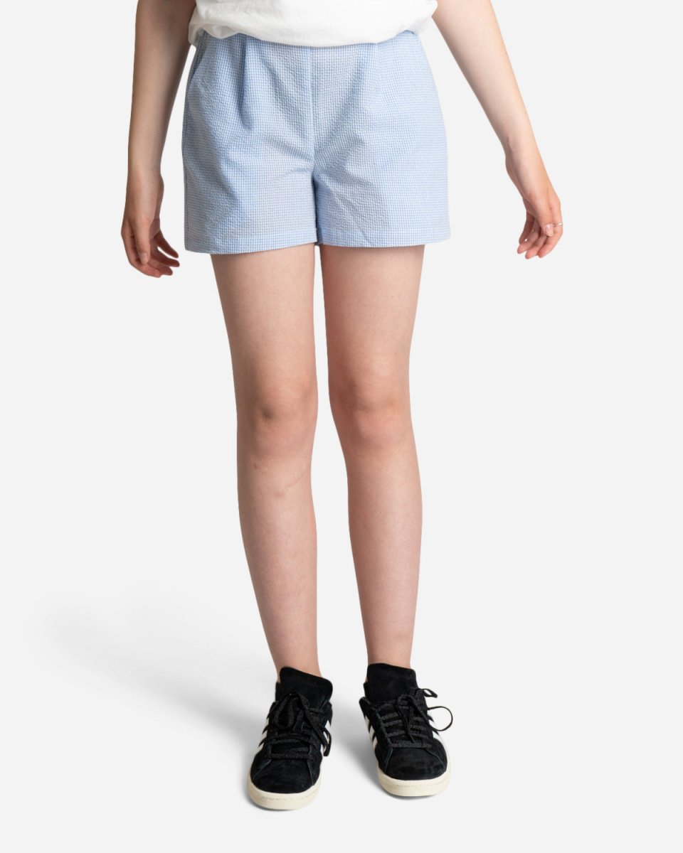 Teen Dana Check Shorts - Light Blue - Munk Store