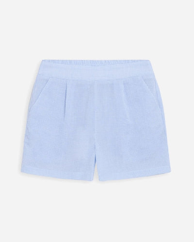 Teen Dana Check Shorts - Light Blue - Munk Store
