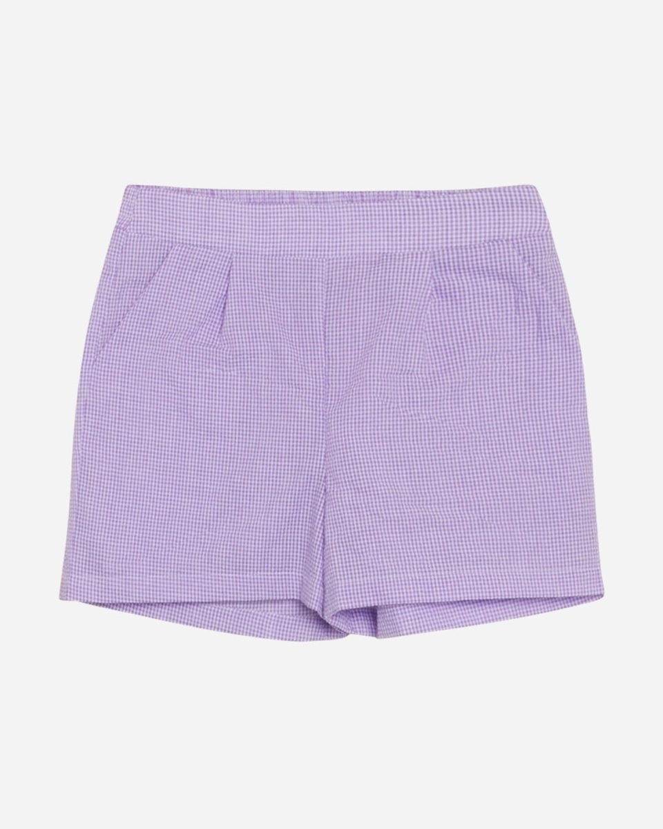 Teen Dana Check Shorts - Light Purple - Munk Store