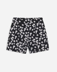 Teen Dana Flower Shorts - Black