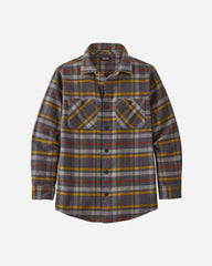 Teen Fjord Flannel Shirt - Forge Grey