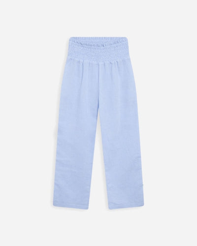 Teen Lissi Check Cropped Pant- Light Blue - Munk Store