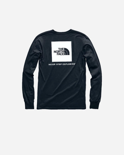Teens L/S Box Logo Tee - Black - Munk Store