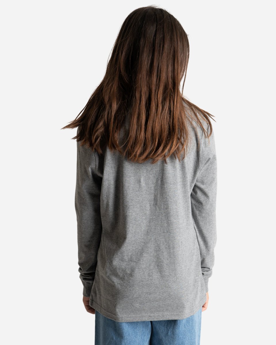 Teens L/S Graphic Organic T-Shirt - Grey - Munk Store