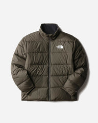 Teens Reversible North Down Jacket - Taupe Green
