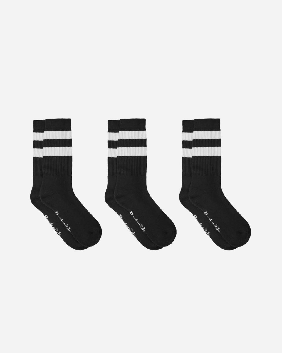Tennis Socks 3-pack - Black - Munk Store